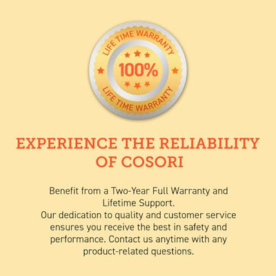 COSORI Dual Air Fryer TwinFry, 10L Flexible Capacity, Single & Double Zone Convertible, 4 Fast Heaters