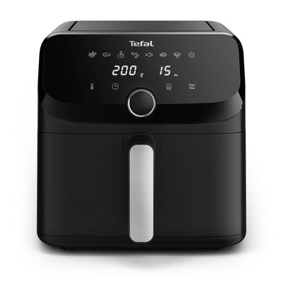 Tefal Easy Fry Mega Air Fryer, 7.5L Capacity (Serves Up to 8), 8 Preset Cooking Programs
