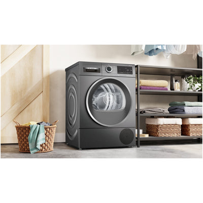 Bosch WQG245R1GB Series 6 9kg Heat Pump Tumble Dryer Graphite - A+++ Rated