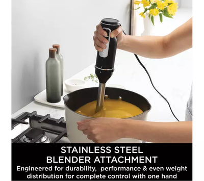 Ninja CI090UK Foodi 2-in-1 Hand Blender & Mixer Black