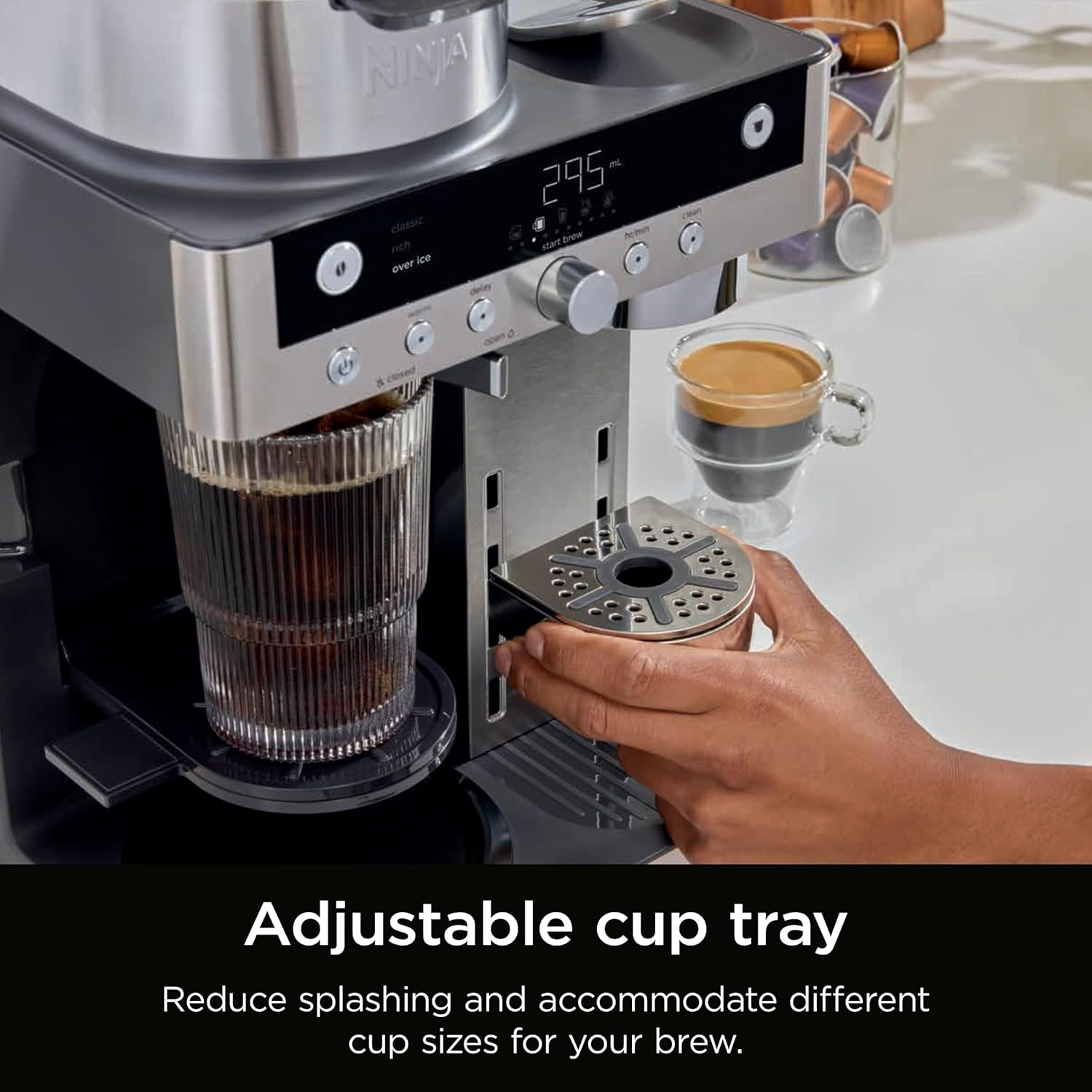 Ninja Prestige Dualbrew System CFN802UK Pod and Filter Coffee Machine - Black