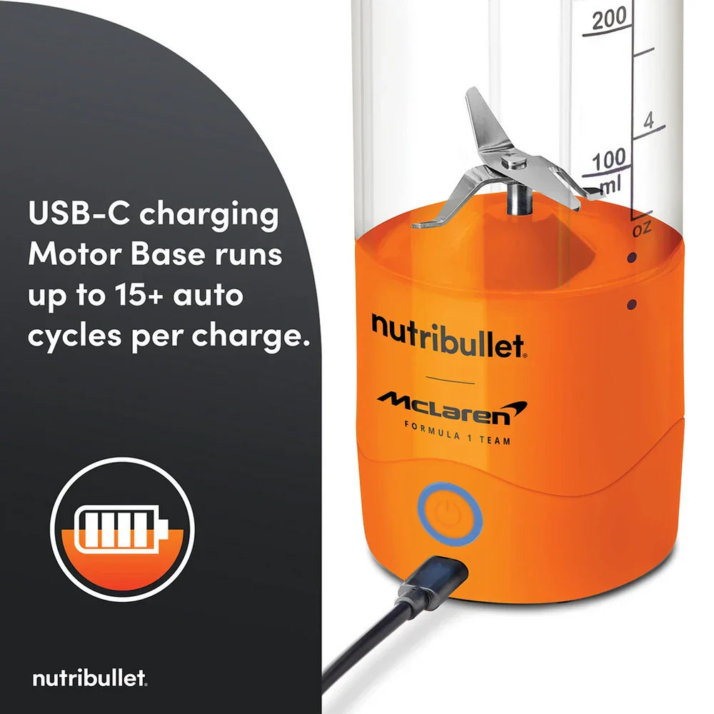Nutribullet McLaren F1 Team Edition Portable Blender 2778 – Papaya